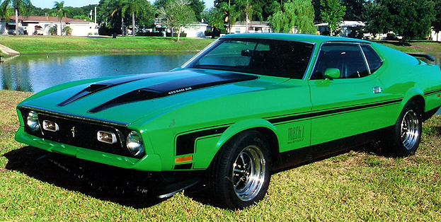 The second project was a 1971 Mach 1 M Code Grabber Lime 3514v Ram Air 